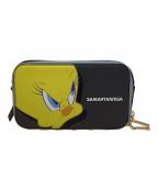 Samantha Vegaサマンサベガ）の古着「ショルダーバッグ」｜ブラック×イエロー