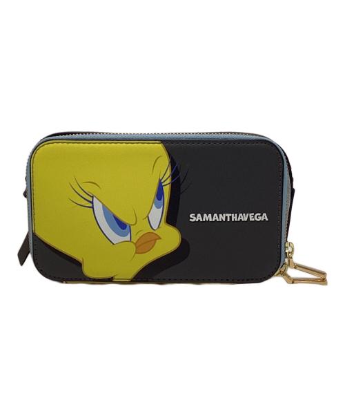 Samantha Vega（サマンサベガ）Samantha Vega (サマンサベガ) ショルダーバッグ ブラック×イエローの古着・服飾アイテム