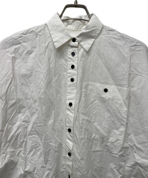 ENFOLD（エンフォルド）ENFOLD (エンフォルド) HEXAGON SHIRT ホワイト サイズ:３８の古着・服飾アイテム