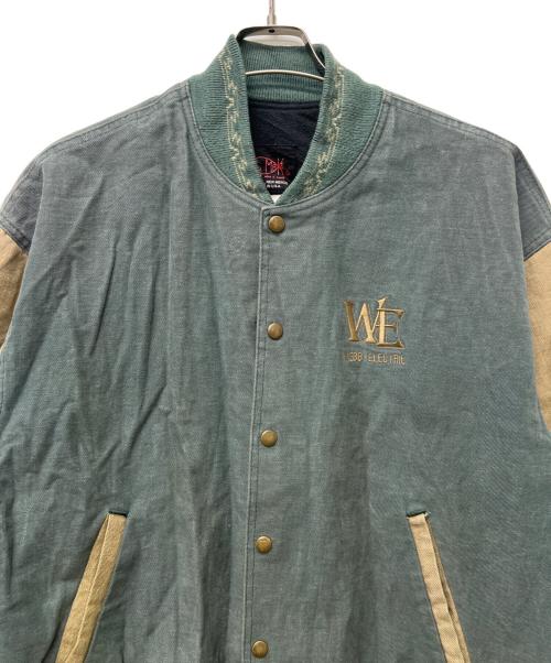 kyta make（カイタ・メイク）kyta make (カイタ・メイク) ブルゾン グリーン×ベージュ サイズ:ＸＬの古着・服飾アイテム