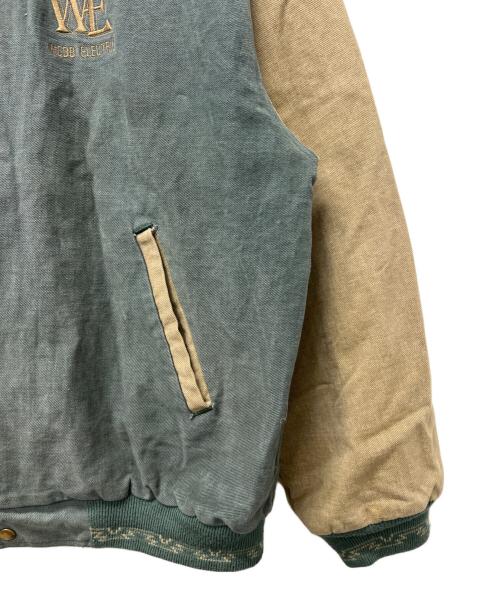 kyta make（カイタ・メイク）kyta make (カイタ・メイク) ブルゾン グリーン×ベージュ サイズ:ＸＬの古着・服飾アイテム