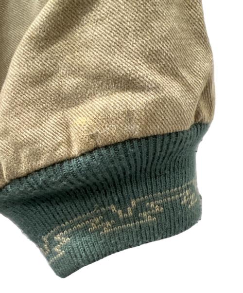 kyta make（カイタ・メイク）kyta make (カイタ・メイク) ブルゾン グリーン×ベージュ サイズ:ＸＬの古着・服飾アイテム