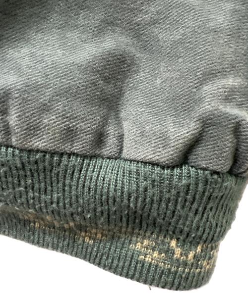 kyta make（カイタ・メイク）kyta make (カイタ・メイク) ブルゾン グリーン×ベージュ サイズ:ＸＬの古着・服飾アイテム