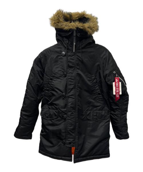 ALPHA INDUSTRIES INC（アルファインダストーリーズ）ALPHA INDUSTRIES INC (アルファインダストーリーズ) フライトジャケット ブラック サイズ:Ｓの古着・服飾アイテム