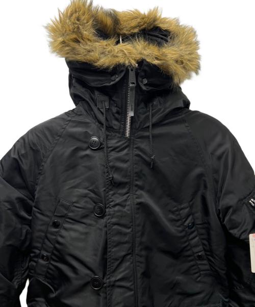 ALPHA INDUSTRIES INC（アルファインダストーリーズ）ALPHA INDUSTRIES INC (アルファインダストーリーズ) フライトジャケット ブラック サイズ:Ｓの古着・服飾アイテム