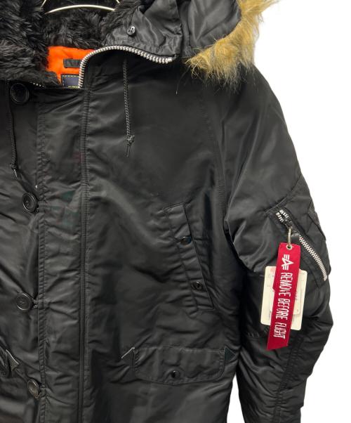 ALPHA INDUSTRIES INC（アルファインダストーリーズ）ALPHA INDUSTRIES INC (アルファインダストーリーズ) フライトジャケット ブラック サイズ:Ｓの古着・服飾アイテム