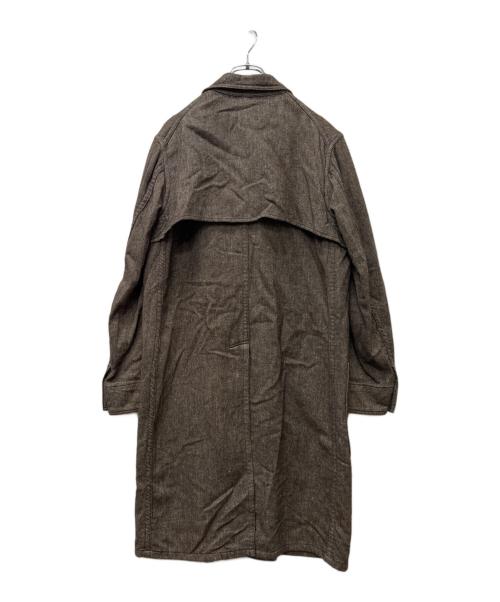 Mr.Gentleman（ミスタージェントルマン）Mr.Gentleman (ミスタージェントルマン) ステンカラーコート ブラウン サイズ:４０の古着・服飾アイテム