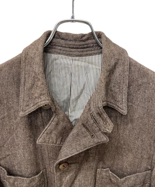 Mr.Gentleman（ミスタージェントルマン）Mr.Gentleman (ミスタージェントルマン) ステンカラーコート ブラウン サイズ:４０の古着・服飾アイテム