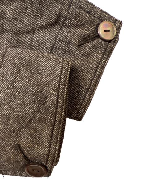 Mr.Gentleman（ミスタージェントルマン）Mr.Gentleman (ミスタージェントルマン) ステンカラーコート ブラウン サイズ:４０の古着・服飾アイテム