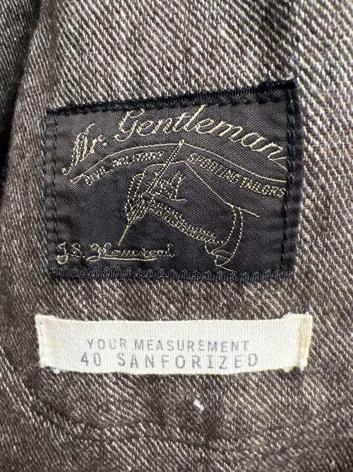 Mr.Gentleman（ミスタージェントルマン）Mr.Gentleman (ミスタージェントルマン) ステンカラーコート ブラウン サイズ:４０の古着・服飾アイテム