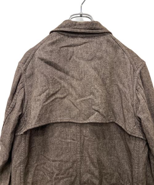 Mr.Gentleman（ミスタージェントルマン）Mr.Gentleman (ミスタージェントルマン) ステンカラーコート ブラウン サイズ:４０の古着・服飾アイテム