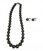 SHINKENSHOENシンケンショウエン）の古着「ネックレス・イヤリングセット」｜グレー