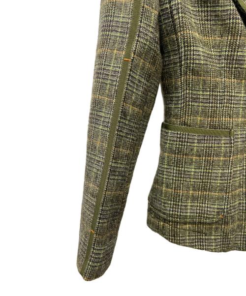 ETRO（エトロ）ETRO (エトロ) ウールジャケット グリーン サイズ:３８の古着・服飾アイテム