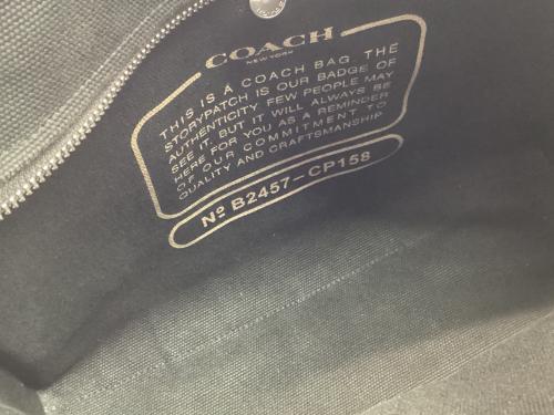 COACH（コーチ）COACH (コーチ) 2WAYバッグ ブラックの古着・服飾アイテム