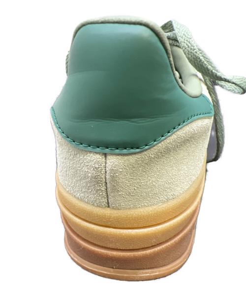 adidas（アディダス）adidas (アディダス) GAZELLE BOLD W SILVERGREEN 黄緑 サイズ:22の古着・服飾アイテム