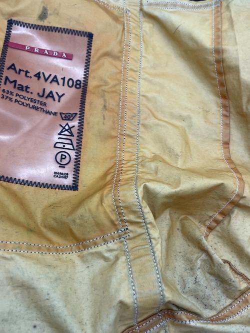 PRADA SPORTS（プラダスポーツ）PRADA SPORTS (プラダスポーツ) 折りたたみトートバッグ グレーの古着・服飾アイテム