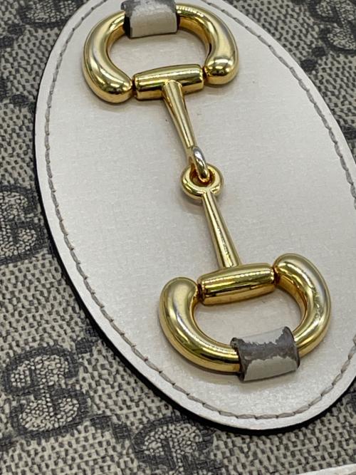 GUCCI（グッチ）GUCCI (グッチ) ホースビット2つ折り財布 ブラウンの古着・服飾アイテム