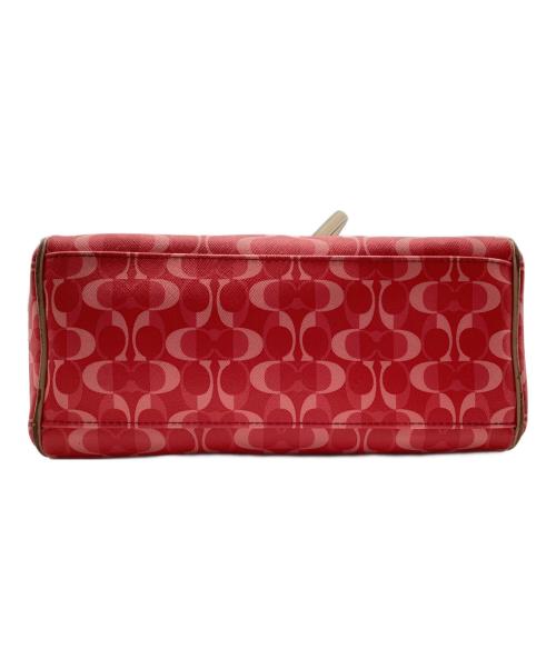 COACH（コーチ）COACH (コーチ) ミニボストンバッグ ピンクの古着・服飾アイテム