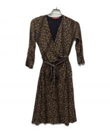 MaxMara（マックスマーラ）の古着「長袖ワンピース」｜ベージュ