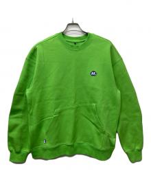 ADER error（アーダーエラー）の古着「クルーネックスウェット」｜黄緑