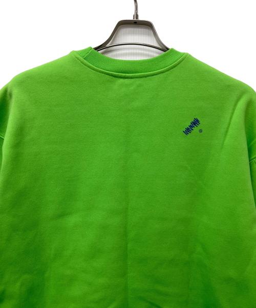 ADER error（アーダーエラー）ADER error (アーダーエラー) クルーネックスウェット 黄緑 サイズ:A1の古着・服飾アイテム