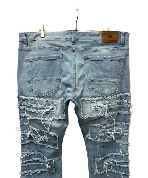 JORDAN CRAIG（ジョーダンクレイグ）JORDAN CRAIG (ジョーダンクレイグ) ダメージ加工デニムパンツ インディゴ サイズ:３８の古着・服飾アイテム