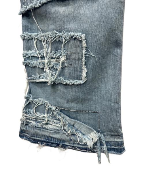 JORDAN CRAIG（ジョーダンクレイグ）JORDAN CRAIG (ジョーダンクレイグ) ダメージ加工デニムパンツ インディゴ サイズ:３８の古着・服飾アイテム