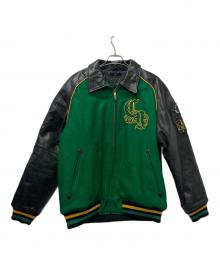 Coogi（クージー）の古着「スタジャン」｜グリーン×ブラック