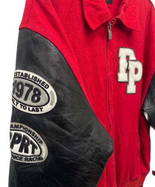 pellepelle（ペレペレ）pellepelle (ペレペレ) スタジャン レッド×ブラック サイズ:XXLの古着・服飾アイテム