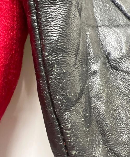 pellepelle（ペレペレ）pellepelle (ペレペレ) スタジャン レッド×ブラック サイズ:XXLの古着・服飾アイテム