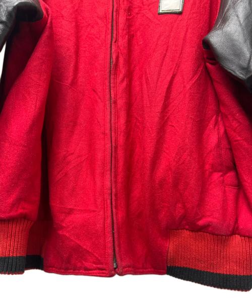 pellepelle（ペレペレ）pellepelle (ペレペレ) スタジャン レッド×ブラック サイズ:XXLの古着・服飾アイテム