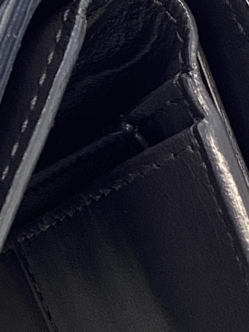 BOTTEGA VENETA（ボッテガベネタ）BOTTEGA VENETA (ボッテガベネタ) 2つ折り財布 ブラックの古着・服飾アイテム