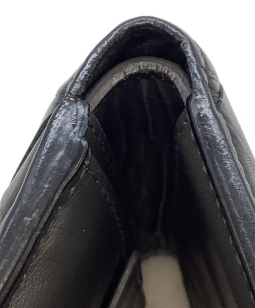 BOTTEGA VENETA（ボッテガベネタ）BOTTEGA VENETA (ボッテガベネタ) 2つ折り財布 ブラックの古着・服飾アイテム