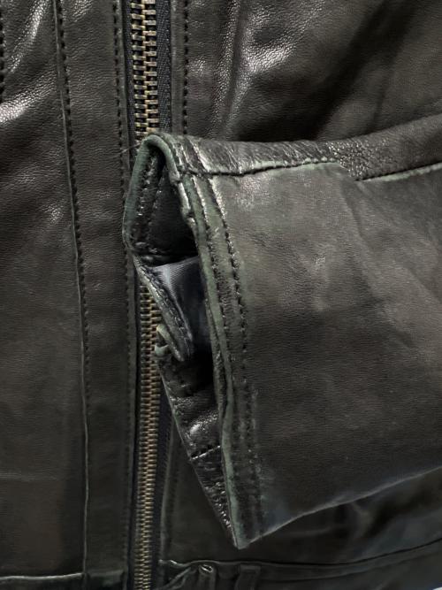 AMERICAN RAG CIE（アメリカンラグシー）AMERICAN RAG CIE (アメリカンラグシー) レザージャケット ブラック サイズ:１の古着・服飾アイテム