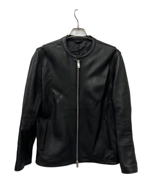 UNITED TOKYO（ユナイテッドトーキョー）UNITED TOKYO (ユナイテッドトーキョー) ラムレザーシングルライダース ブラック サイズ:3の古着・服飾アイテム