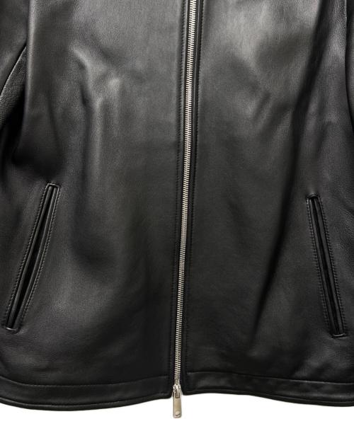 UNITED TOKYO（ユナイテッドトーキョー）UNITED TOKYO (ユナイテッドトーキョー) ラムレザーシングルライダース ブラック サイズ:3の古着・服飾アイテム