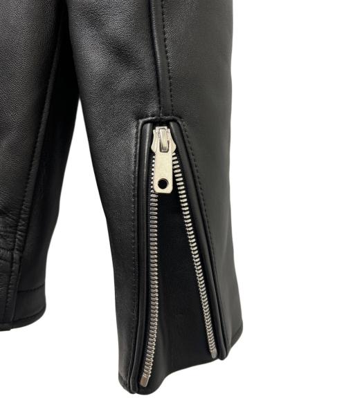 UNITED TOKYO（ユナイテッドトーキョー）UNITED TOKYO (ユナイテッドトーキョー) ラムレザーシングルライダース ブラック サイズ:3の古着・服飾アイテム