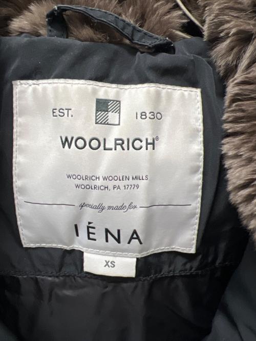 WOOLRICH（ウールリッチ）WOOLRICH (ウールリッチ) IENA (イエナ) コクーンエスキモーダウンコート ブラック サイズ:ＸＳの古着・服飾アイテム