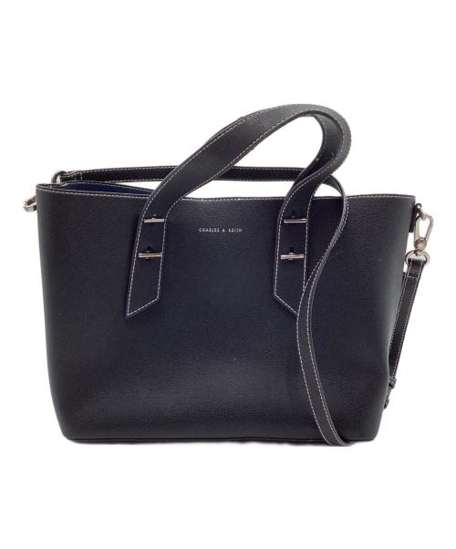CHARLES & KEITH（チャールズアンドキース）CHARLES & KEITH (チャールズアンドキース) 2WAYバッグ ブラックの古着・服飾アイテム