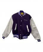 A BATHING APE×POSTアベイシングエイプ×ポスト）の古着「スタジャン」｜パープル