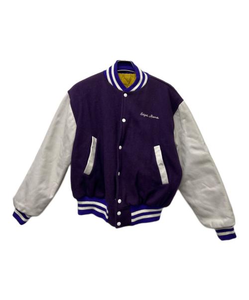 A BATHING APE（アベイシングエイプ）A BATHING APE (アベイシングエイプ) POST (ポスト) スタジャン パープル サイズ:ＸＬの古着・服飾アイテム