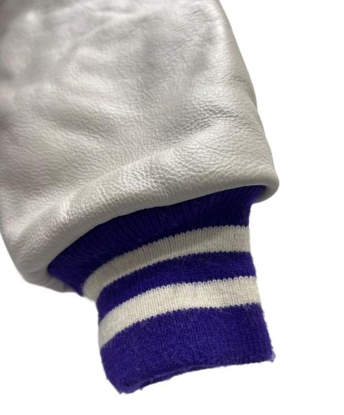 A BATHING APE（アベイシングエイプ）A BATHING APE (アベイシングエイプ) POST (ポスト) スタジャン パープル サイズ:ＸＬの古着・服飾アイテム