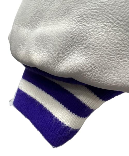 A BATHING APE（アベイシングエイプ）A BATHING APE (アベイシングエイプ) POST (ポスト) スタジャン パープル サイズ:ＸＬの古着・服飾アイテム