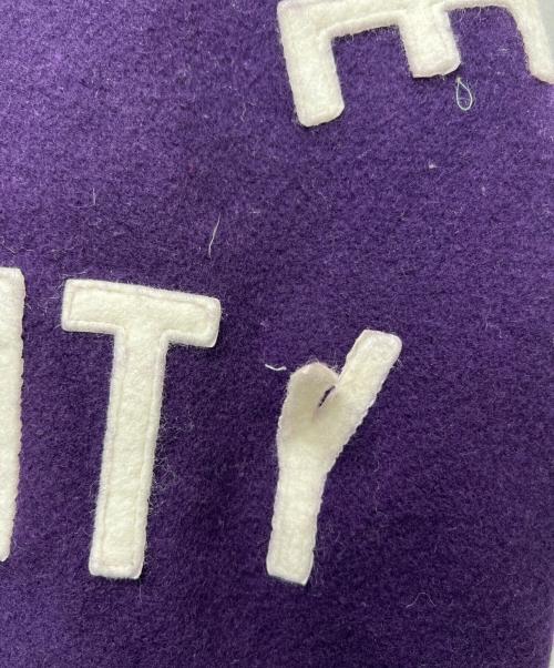 A BATHING APE（アベイシングエイプ）A BATHING APE (アベイシングエイプ) POST (ポスト) スタジャン パープル サイズ:ＸＬの古着・服飾アイテム