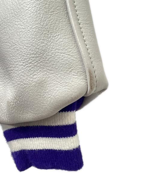 A BATHING APE（アベイシングエイプ）A BATHING APE (アベイシングエイプ) POST (ポスト) スタジャン パープル サイズ:ＸＬの古着・服飾アイテム