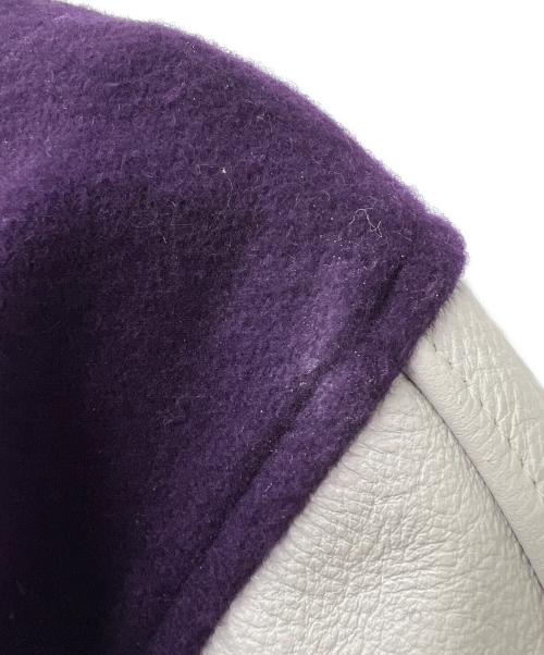 A BATHING APE（アベイシングエイプ）A BATHING APE (アベイシングエイプ) POST (ポスト) スタジャン パープル サイズ:ＸＬの古着・服飾アイテム