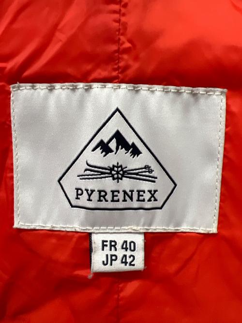 Pyrenex（ピレネックス）Pyrenex (ピレネックス) ダウンジャケット オレンジ サイズ:４２の古着・服飾アイテム