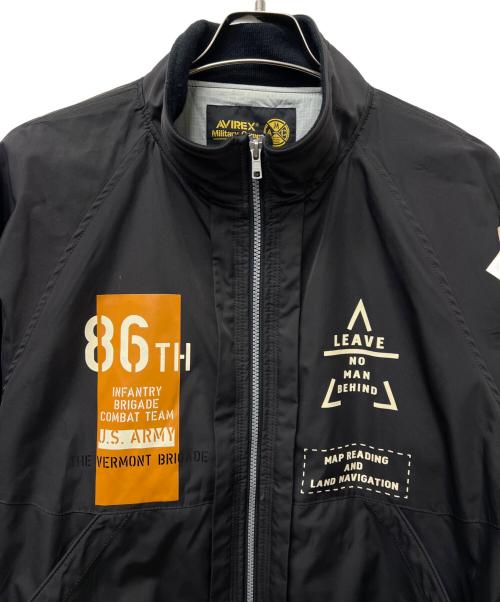 AVIREX（アヴィレックス）AVIREX (アヴィレックス) コンビネーションシースルージャケット ブラック サイズ:ＸＬの古着・服飾アイテム
