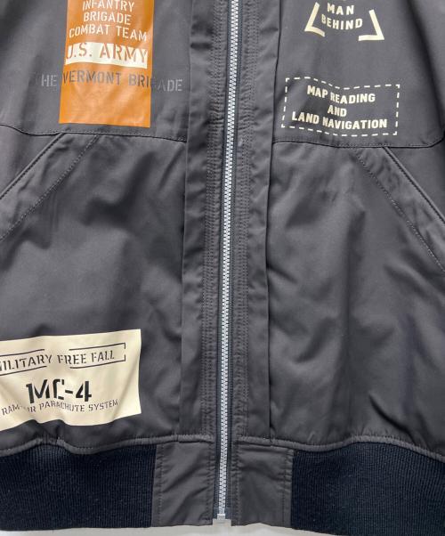 AVIREX（アヴィレックス）AVIREX (アヴィレックス) コンビネーションシースルージャケット ブラック サイズ:ＸＬの古着・服飾アイテム