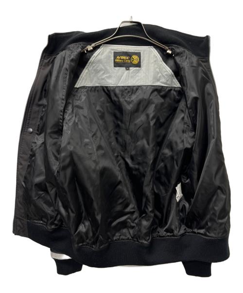 AVIREX（アヴィレックス）AVIREX (アヴィレックス) コンビネーションシースルージャケット ブラック サイズ:ＸＬの古着・服飾アイテム